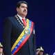 Nicolas Maduro, shortly before the explosions on Saturday.